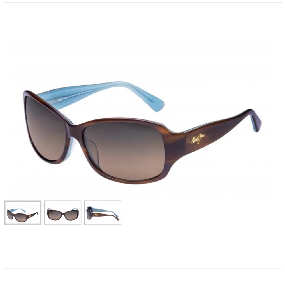 Maui Jim Women's Blue and Brown Sunglasses